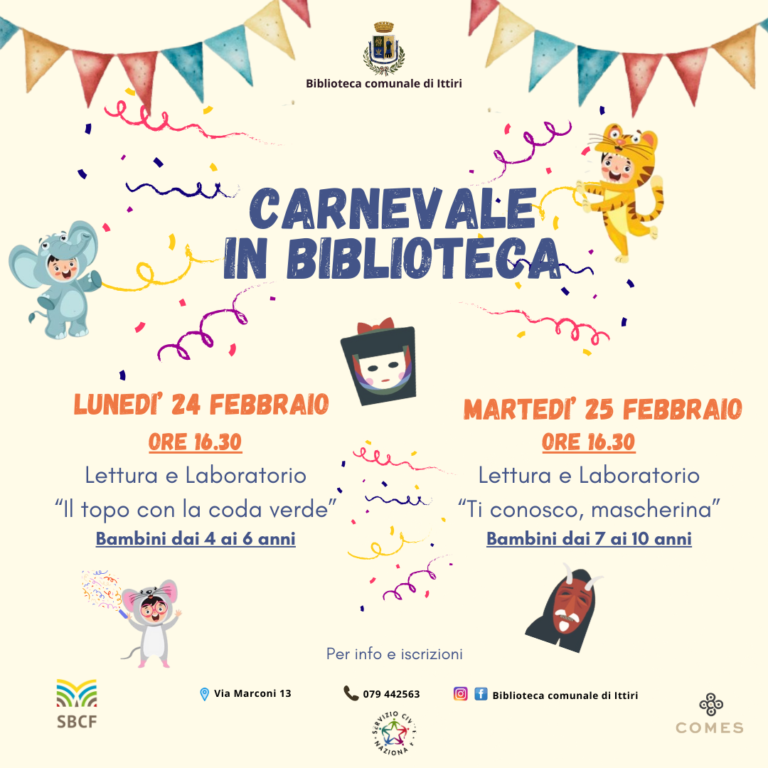 Carnevale in biblioteca