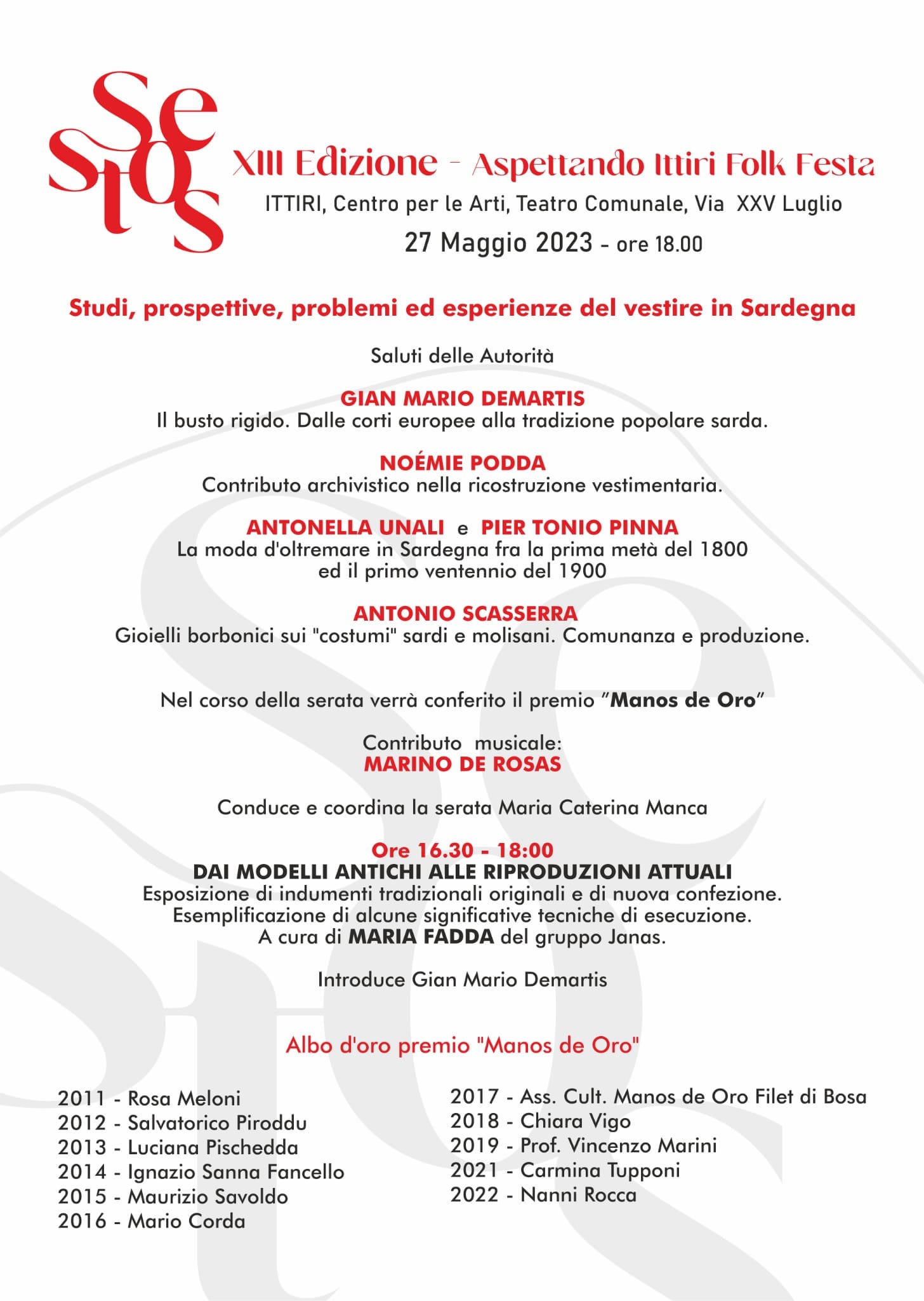 Sestos- convegno sull’ abbigliamento tradizionale