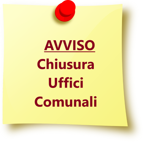 Chiusura degli uffici comunali