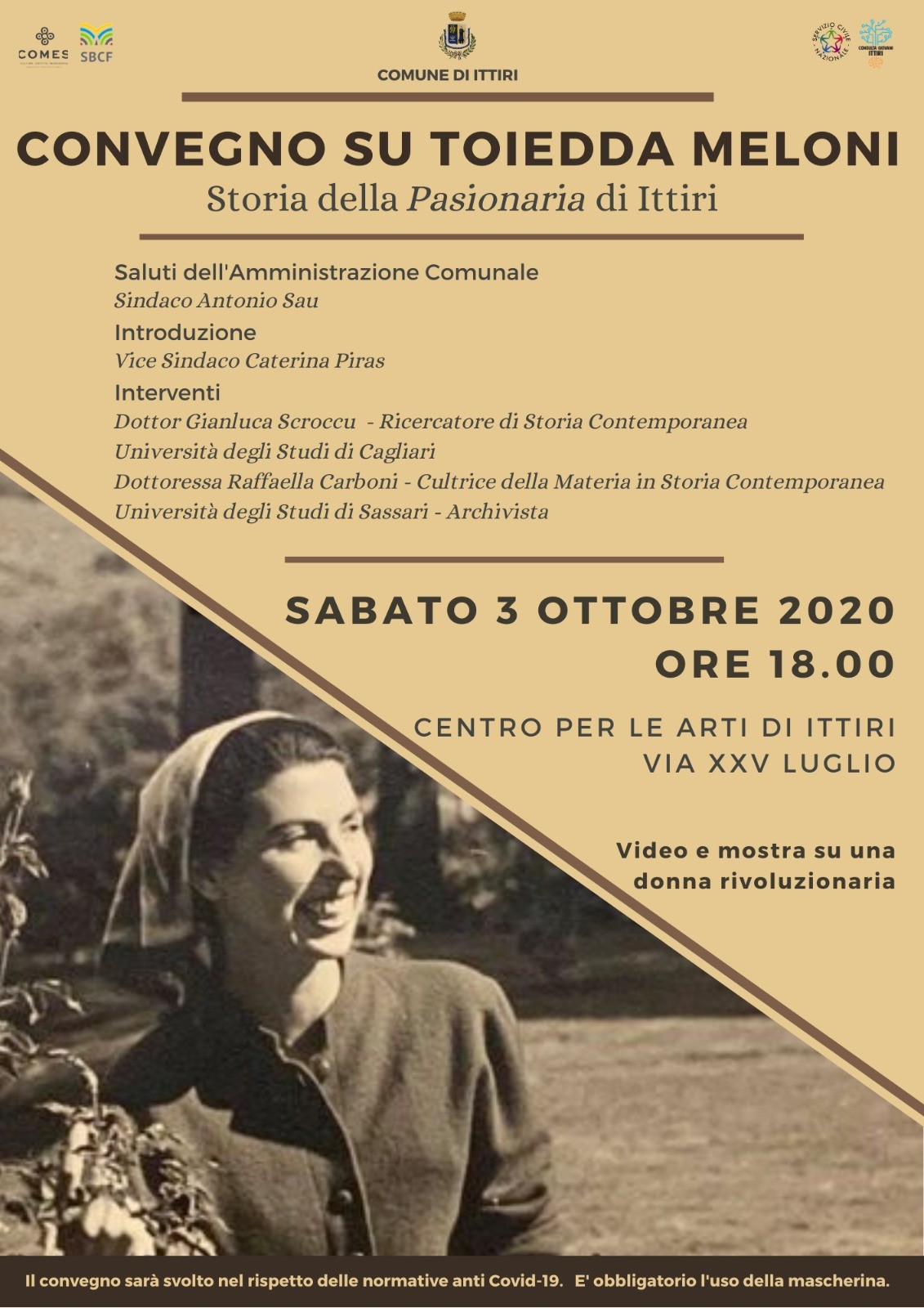 Toiedda meloni, la pasionaria ittirese. un convegno per renderle omaggio.