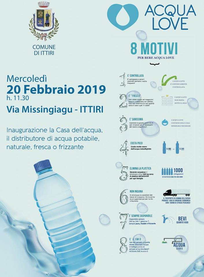 Inaugurazione della casa dell'acqua