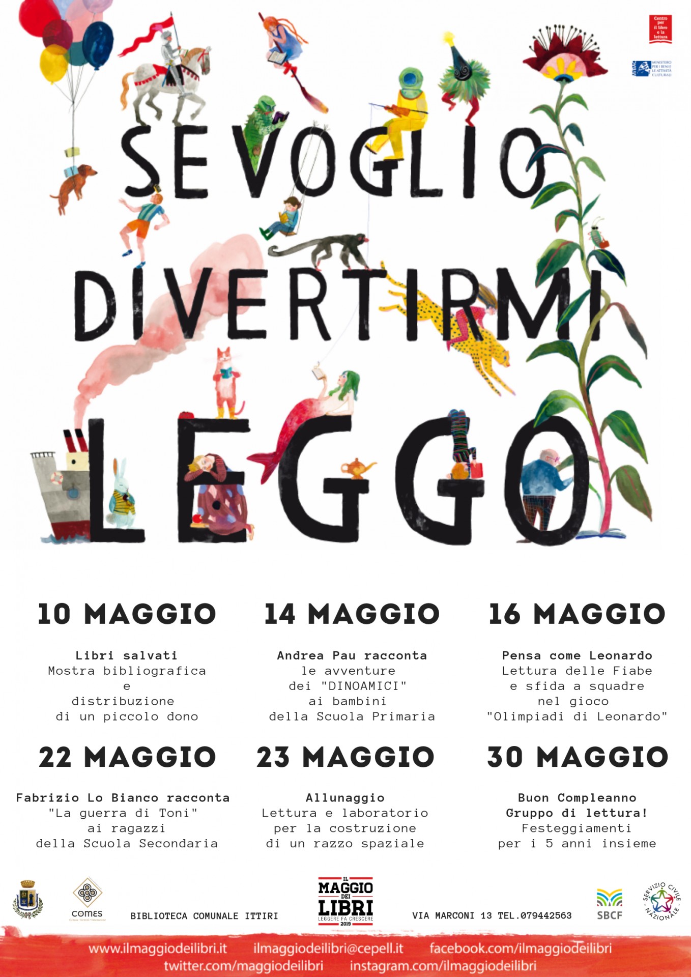 Il maggio dei libri arriva in biblioteca