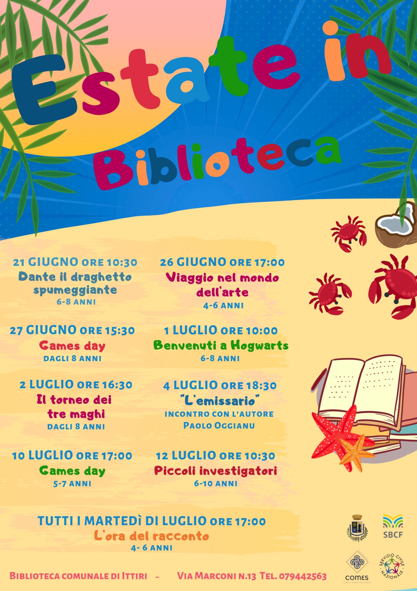 Estate in biblioteca